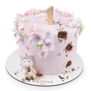 Дитячий торт “Єдиноріг-ласун”